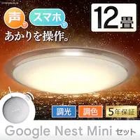 LED V[OCg 12  F AIXs[J[ HEHsv Rt 5Nۏ CL12DL-6.0AIT+Google Nest Mini