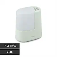 【冬家電早割!10%OFFクーポン配布中!!】 加湿器 スチーム式 木造4畳 / 洋室7畳 コンパクト タンク容量2.4L AHM-H26B-G フォググリーン