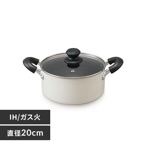 ダイヤモンドコート 片手なべ１８ｃｍ DIS-P18 ブラウン H517503 │アイリスプラザ│アイリスオーヤマ公式通販サイト