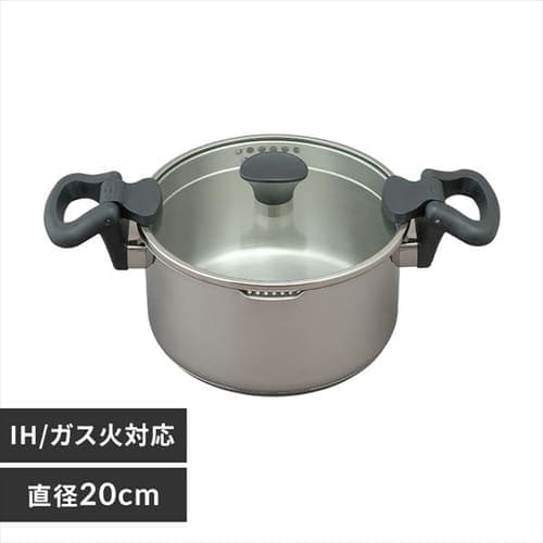 ステンレスシリーズ 湯切り片手鍋 16cm SP-PY16 H529245│アイリスプラザ│アイリスオーヤマ公式通販サイト