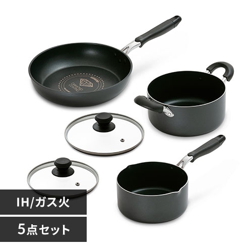 ダイヤモンドコート 片手なべ１８ｃｍ DIS-P18 ブラウン H517503 │アイリスプラザ│アイリスオーヤマ公式通販サイト