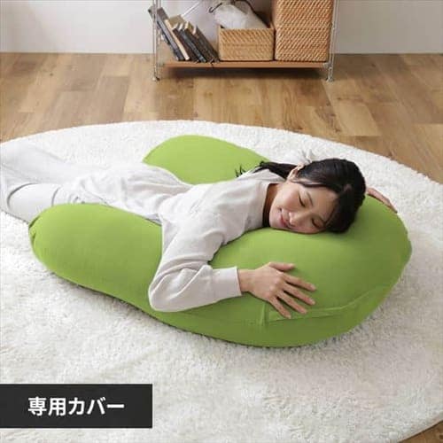 アイリスオーヤマ　U字型ビーズクッション 未使用　70×95cm グレー アイリスオーヤマ U字型ビーズクッション 未使用 70×95cm グレー