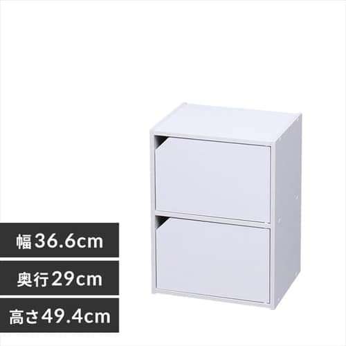 モジュールボックス扉付 MDB-6D ナチュラル K250486 │アイリスプラザ│アイリスオーヤマ公式通販サイト