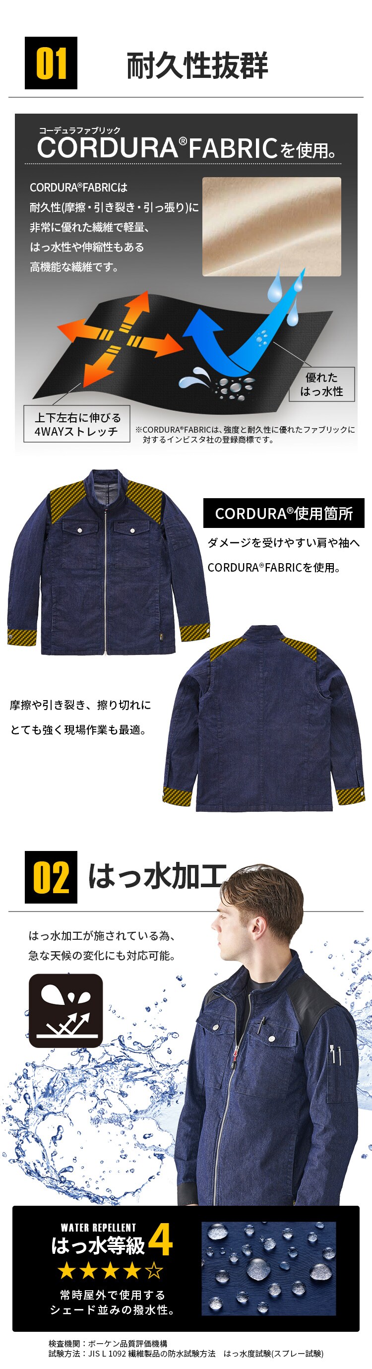 ギアブルゾン FC22109-BKS ブラック Sサイズ3