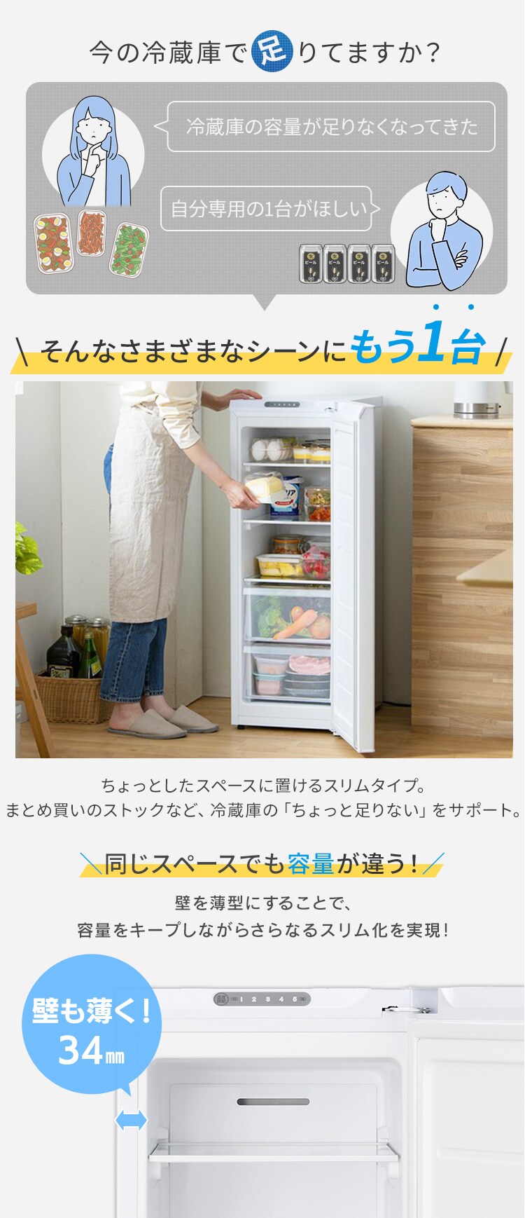 開封後未使用】アイリスオーヤマ スリム冷蔵庫80L IRSN-8A-W - 冷蔵庫 開封後未使用】アイリスオーヤマ スリム冷蔵庫80L IRSN-8A-W - 冷蔵庫