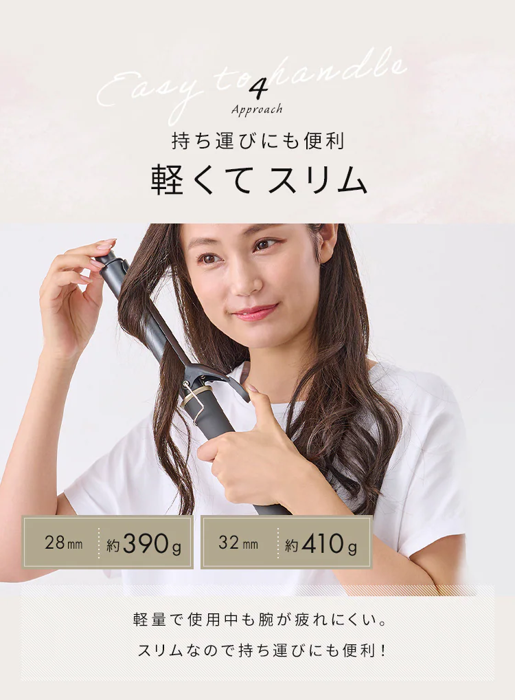 MiCOLA カールアイロン HIR-MC ダークグレー 全2種11