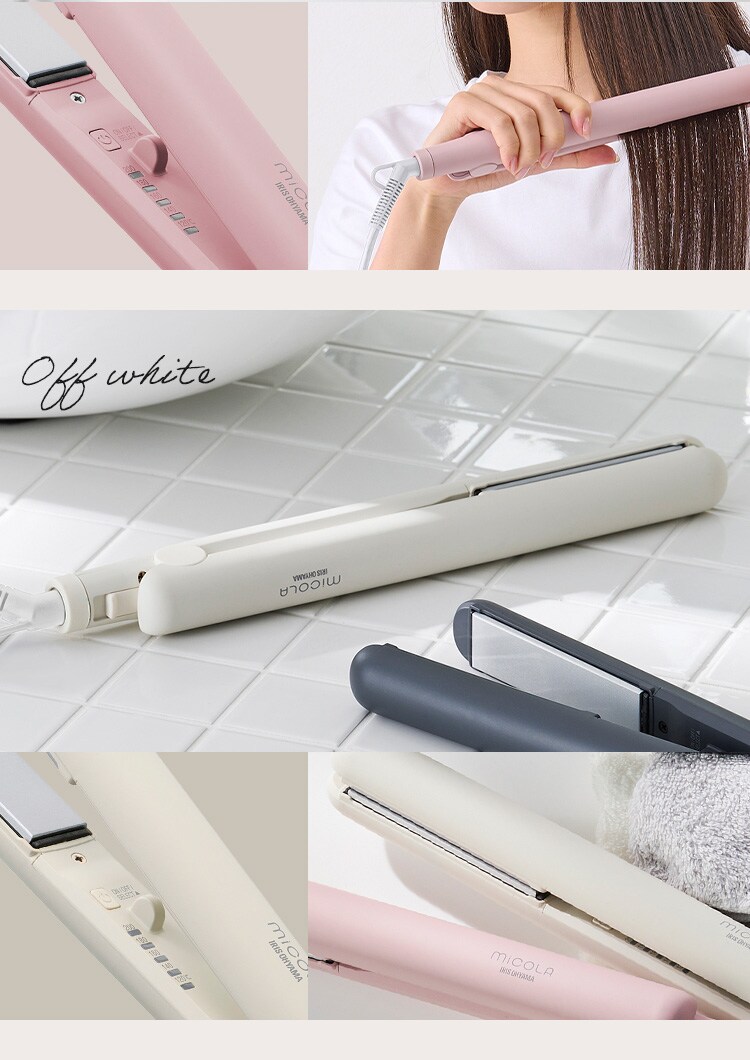 ヘアオイル付き】MiCOLA ストレートアイロン セラミック ヘアオイル付き】MiCOLA ストレートアイロン セラミック