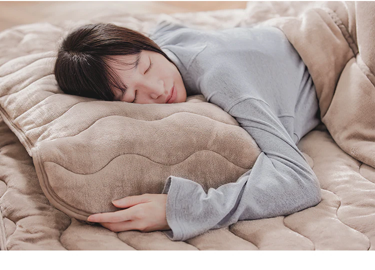 敷きパッド シングル 吸湿発熱 抗菌防臭 洗濯可 ベージュ 2