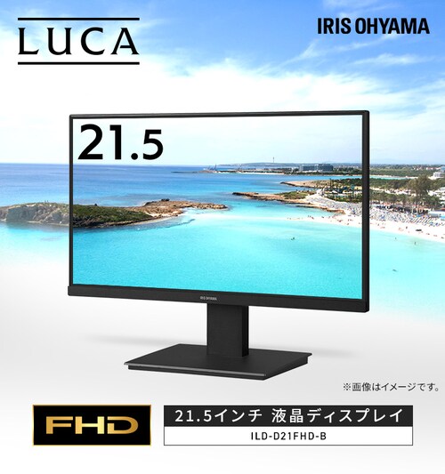液晶ディスプレイ 21インチ LUCA ILD-D21FHD-B ブラック H102272