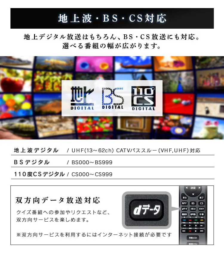 テレビ 32V型 Fiona 32WB10PB9