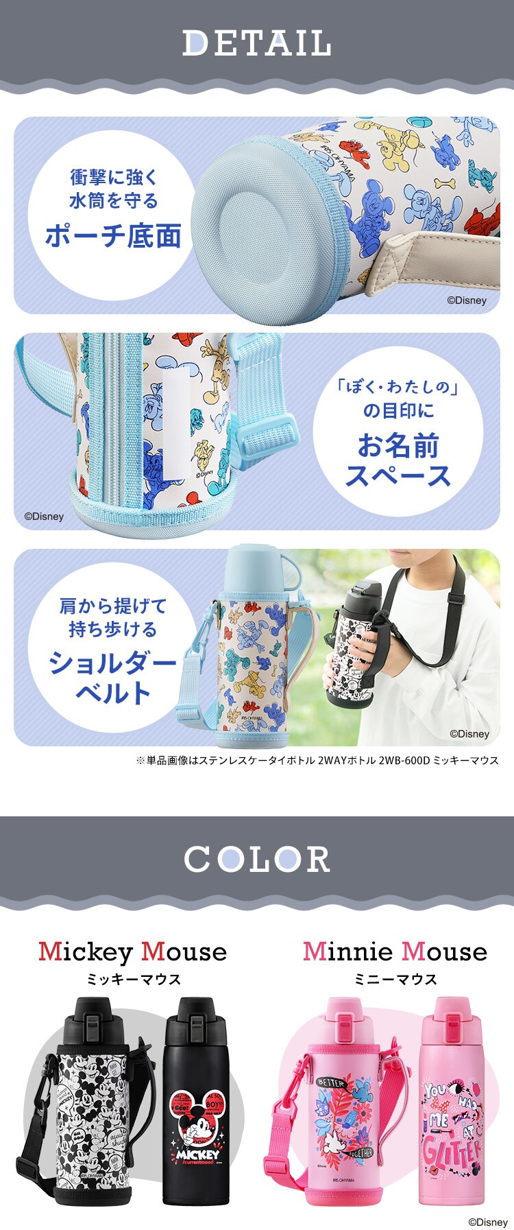 ステンレスケータイボトルダイレクトボトル 全2種5