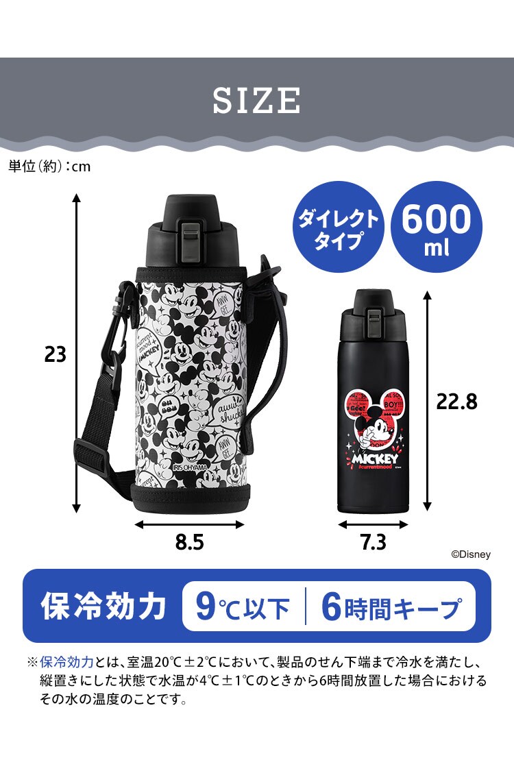ステンレスケータイボトルダイレクトボトル 全2種6