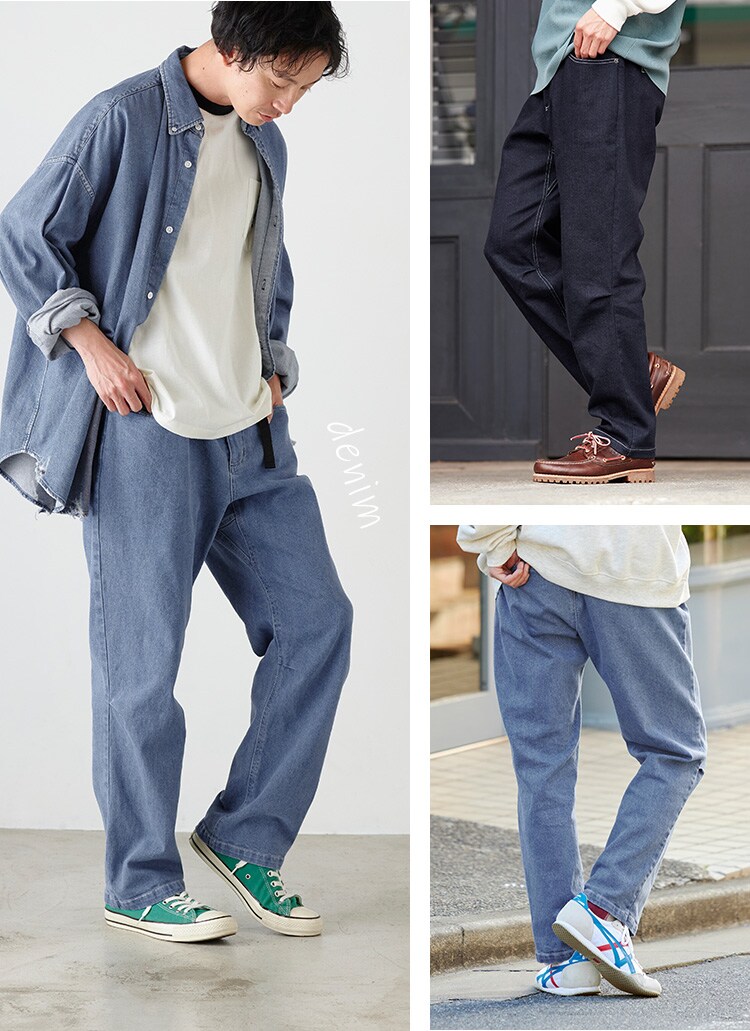 デニムクライミングパンツ FC23100-IB3L インディゴブルー 3Lサイズ2