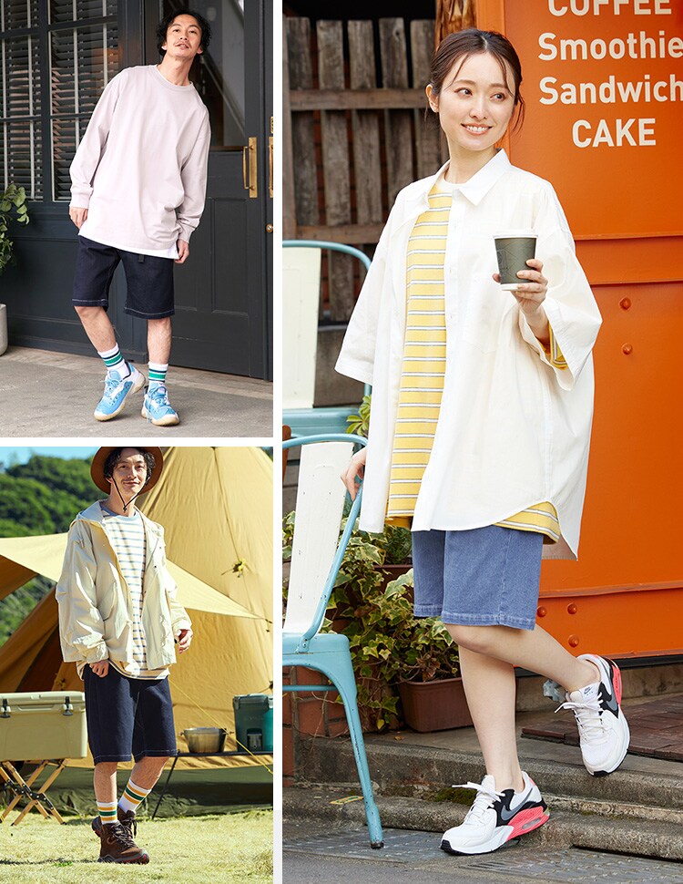 デニムクライミングハーフパンツ FC23101-IBS インディゴブルー Sサイズ5