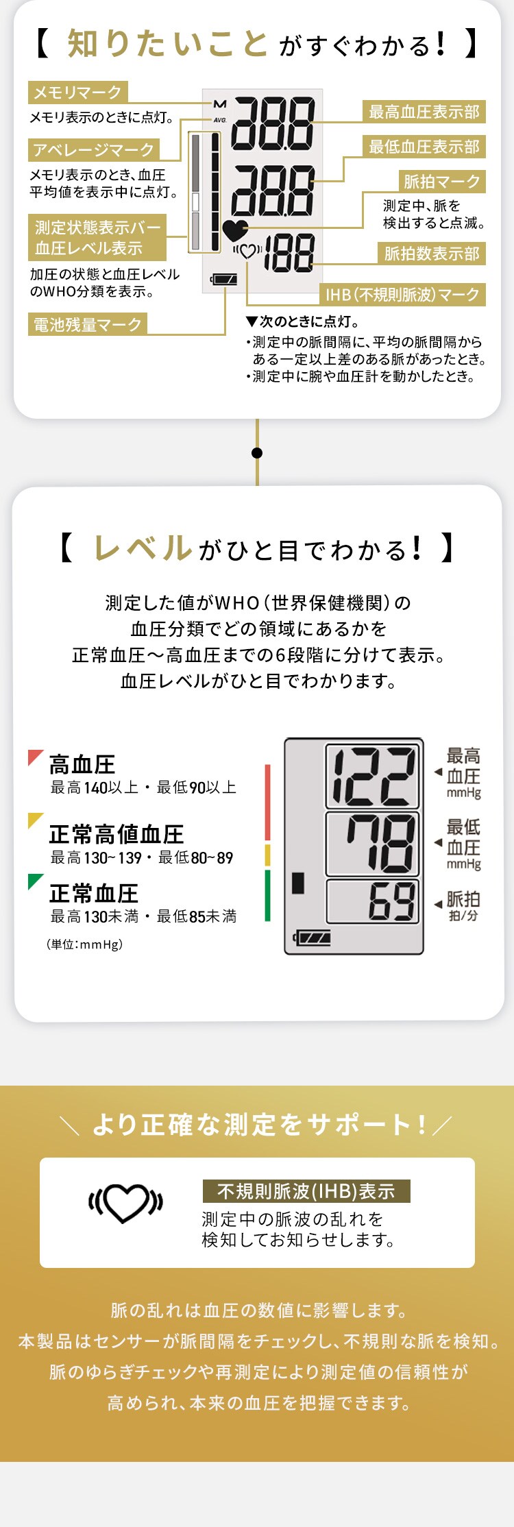 手首式血圧計 BPW-102 簡単測定 コンパクト5