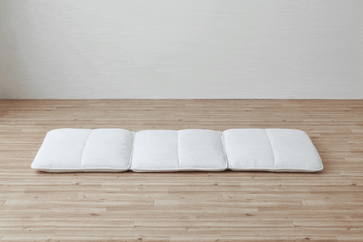 洗える敷き布団 洗濯ネット付 SKF-WB05-SN ホワイト3