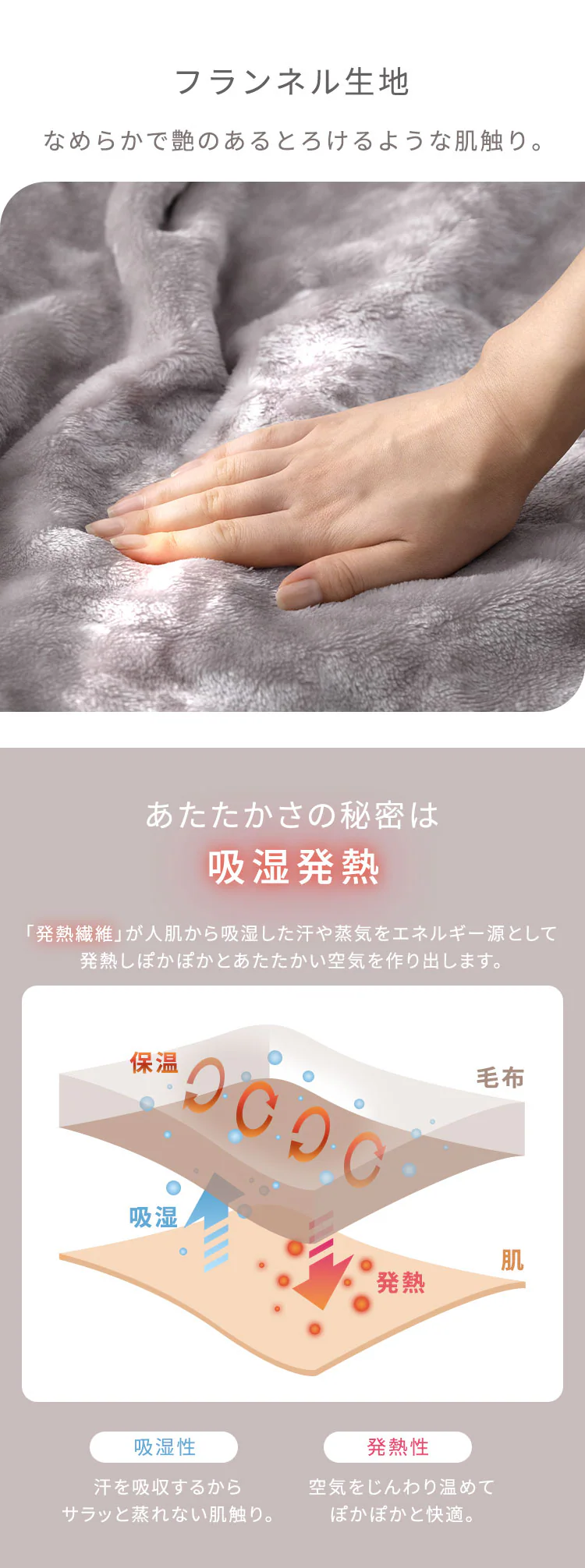 3WAYマルチ毛布 M-3M 全2色5