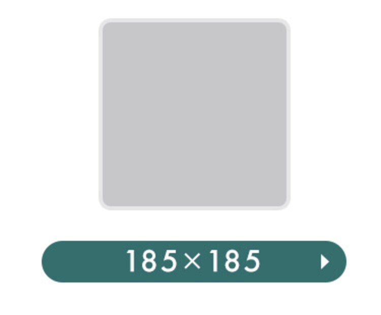 ラグ ラ・クッション マイクロムートン 極厚 185×240cm ACRMG-1824 グレー 9