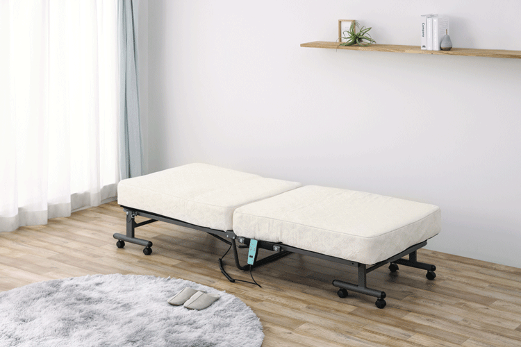 ベッド セミシングル 折りたたみ 電動 リクライニング 厚さ15cm OTBSS-CDN1