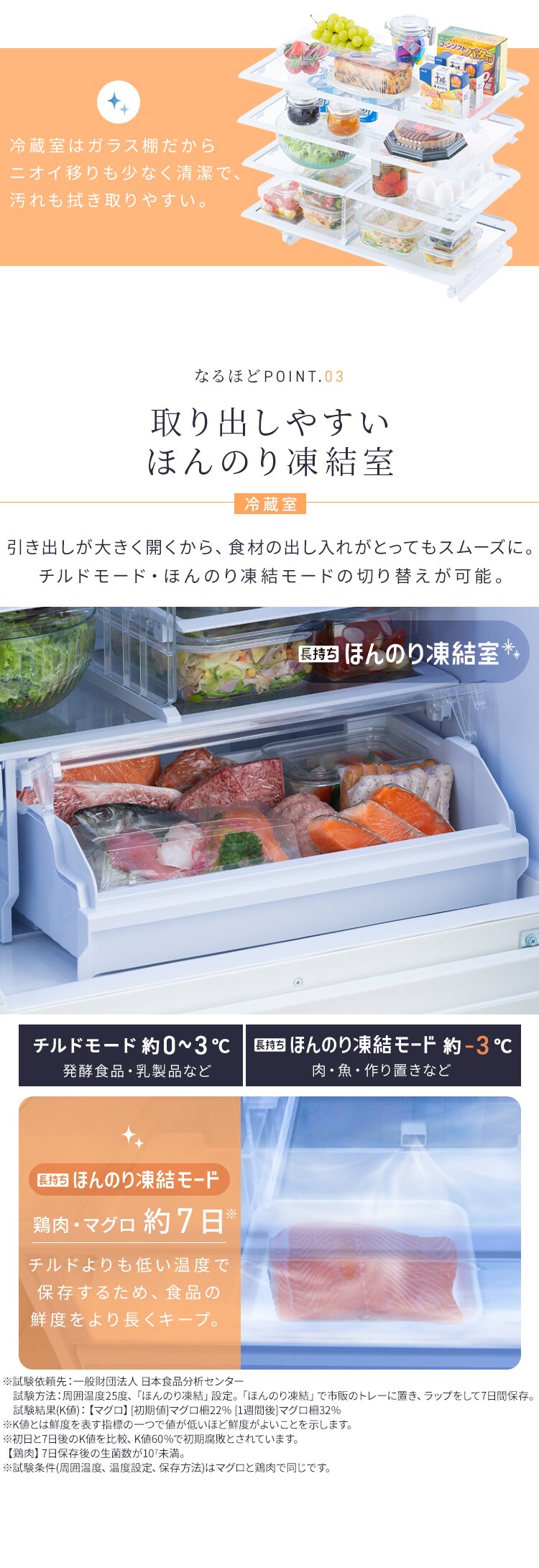 冷凍冷蔵庫 428L IRSN-SX43A 全2色6