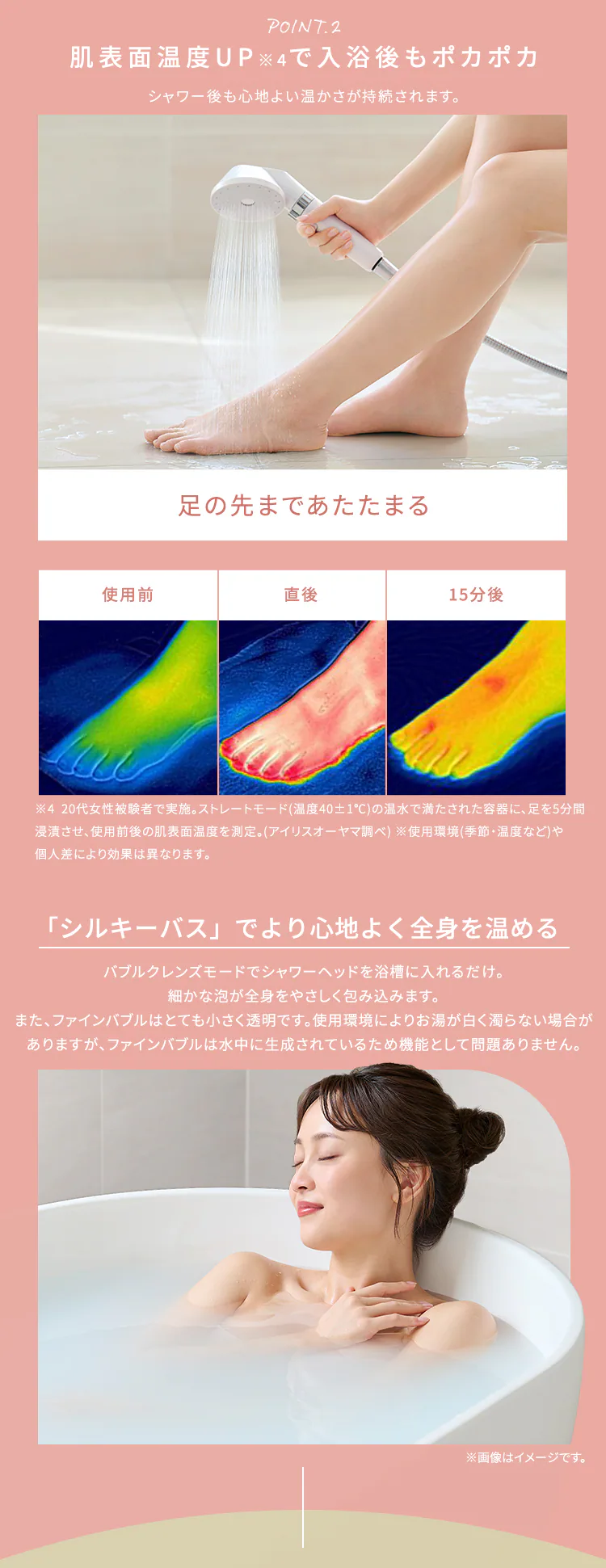 MiCOLA ウルトラファインバブル クレンジングシャワーヘッド シェルホワイト6