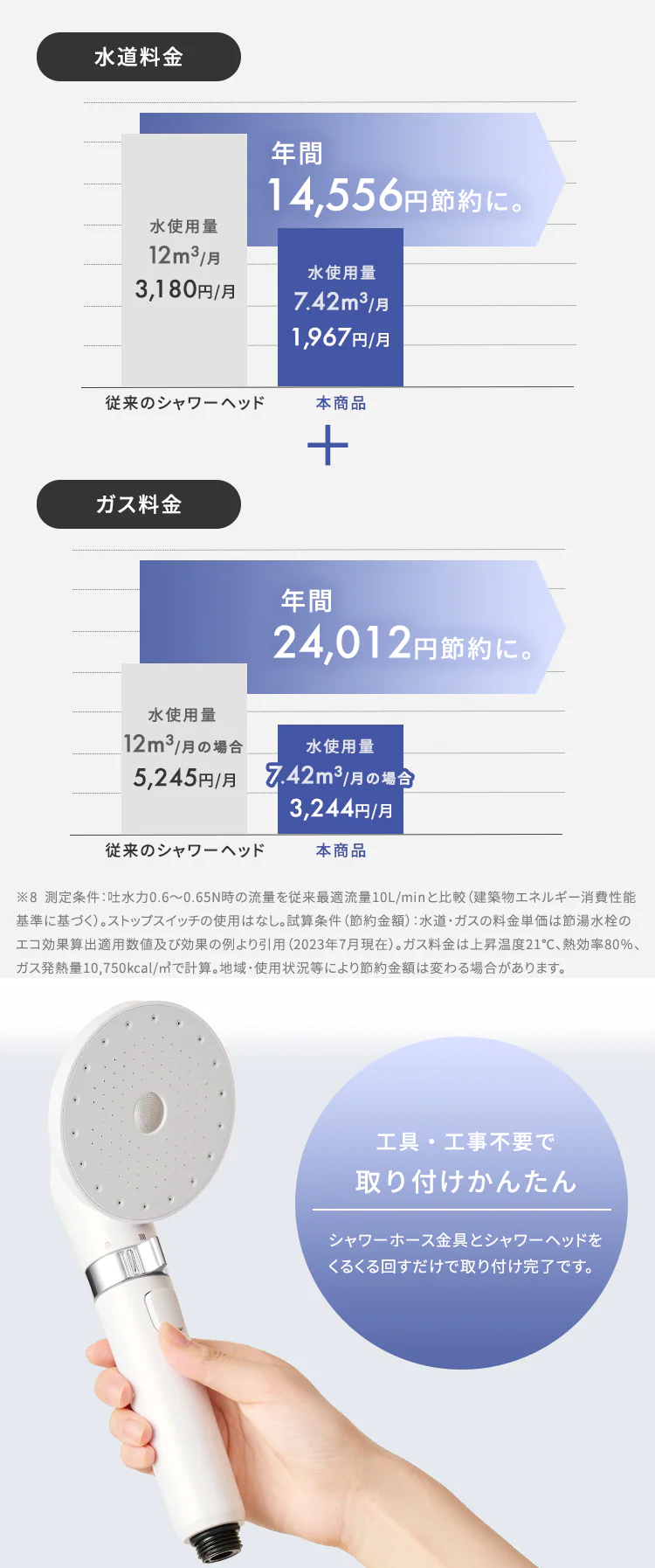 MiCOLA ウルトラファインバブル クレンジングシャワーヘッド シェルホワイト8