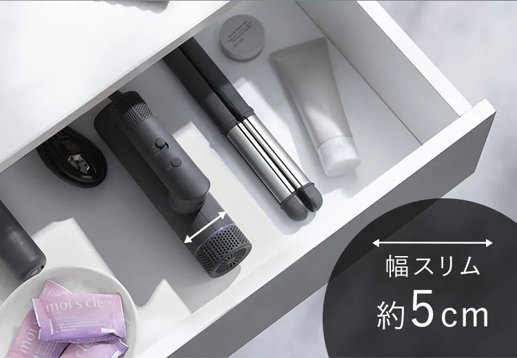 MiCOLA イオンドライヤー 折り畳み式 HDR-M401-H ダークグレー6