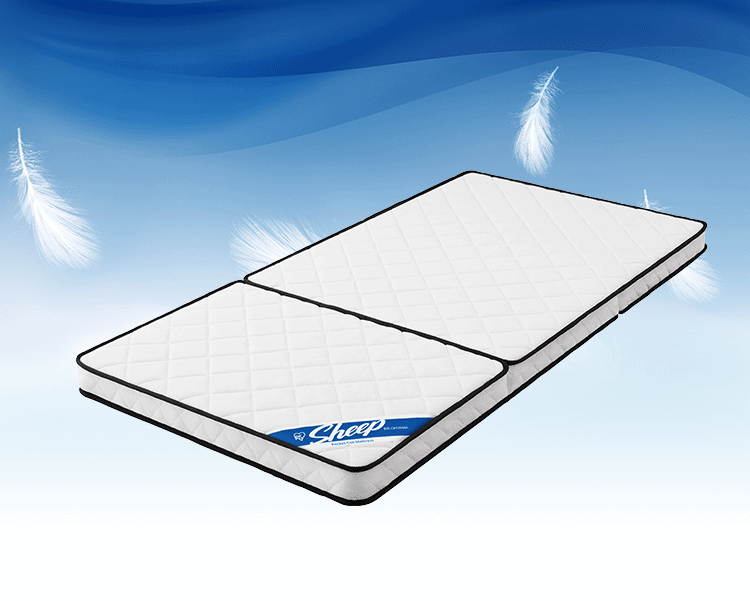 マットレス シングル 三つ折り ポケットコイル 厚さ10? PMTS10H-3S Sheep1