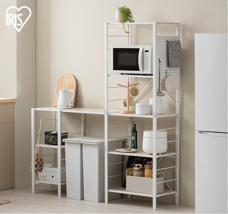 スチールラック 棚板 組立簡単 連結スチールラック KRSR-T ナチュラルオーク0