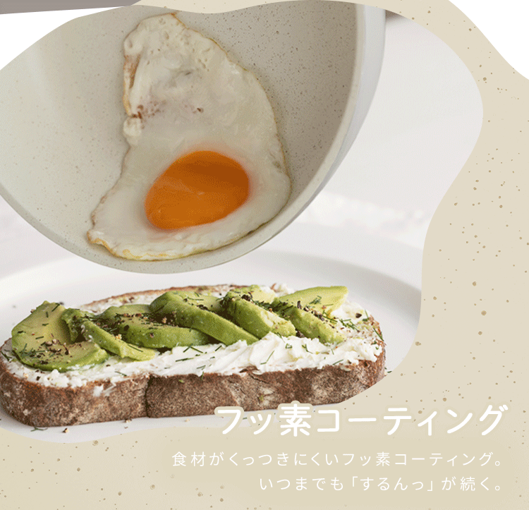 フライパン 20cm IH/ガス火対応 ナチュかるフライパン NTL-F20MO グレイッシュモカ4