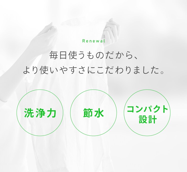 洗濯機 6kg ガチ落ち大水流洗浄 節水 コンパクト 一人暮らし IAW-T606-B ブラック1