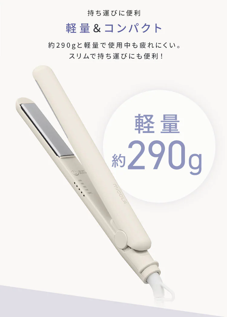 MiCOLA ストレートアイロン HIR-MS102-H グレー4