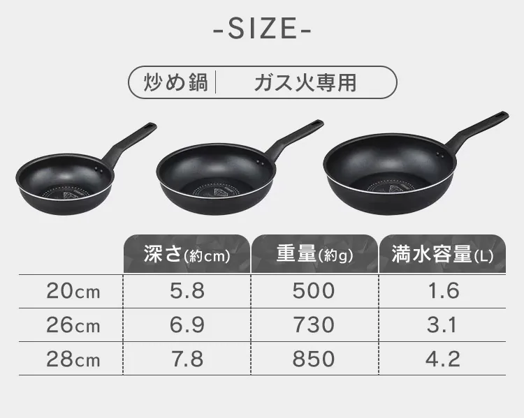 【キッチンツールセット付き】フライパン 炒めなべ 26cm ガス火専用 ダイヤモンドコートパン VDG-W2610