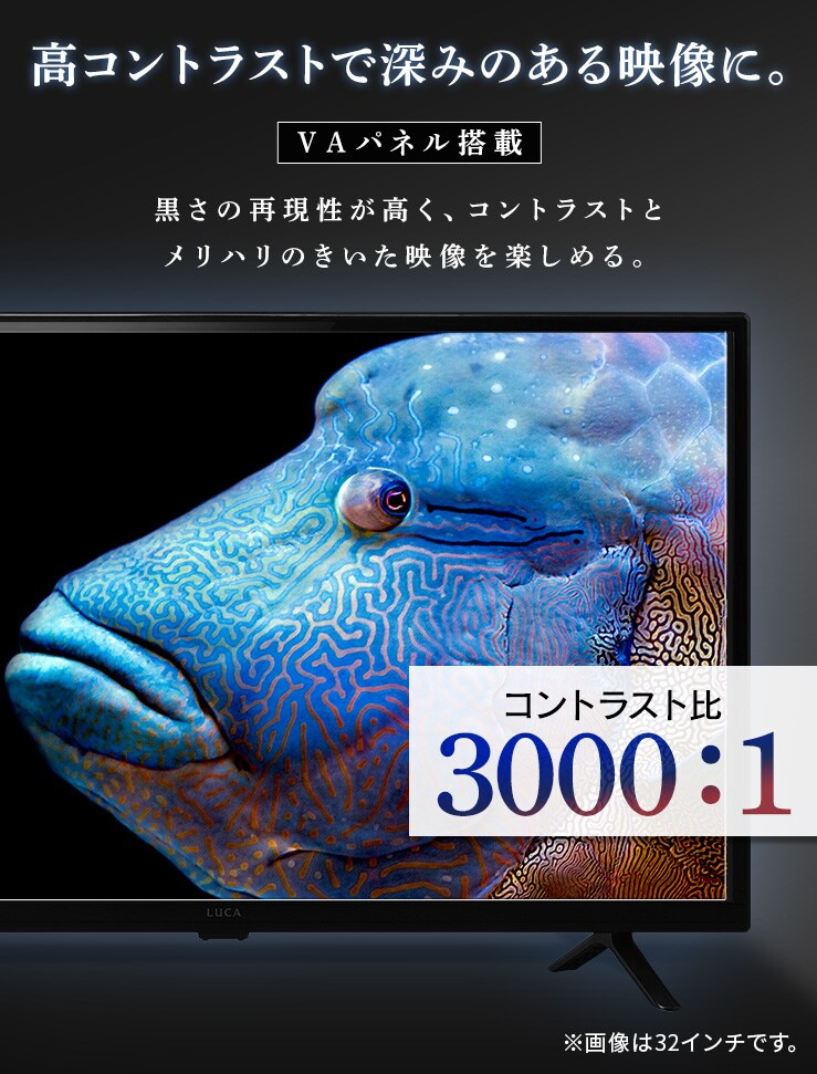 アイリスオーヤマ 32インチ LUCA LT-32WSX-F1 未使用 LUCA 液晶テレビ 32V型 LT-32WSX-F1 110558F│アイリスオーヤマ