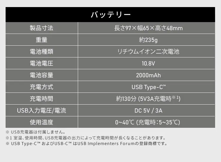 充電式インパクトドライバ10.8V JID80TC サンドベージュ10