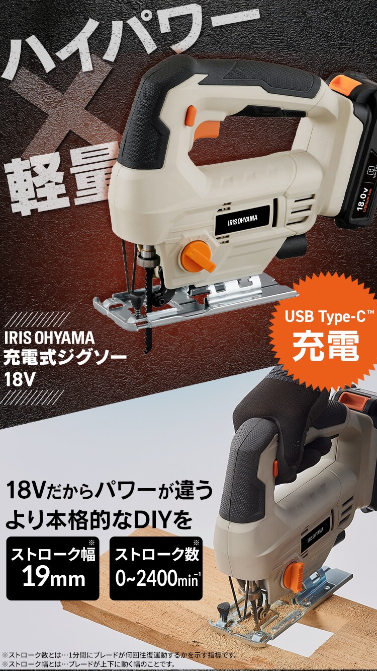 充電式ジグソー18V JJS181TC サンドベージュ0