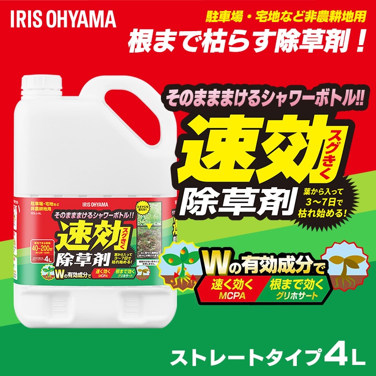 【2本セット】速効除草剤4L WSJ-4L 0