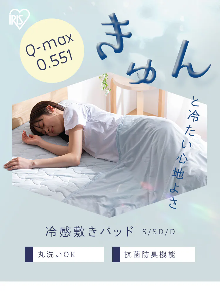 【最大10%OFFクーポン】冷感敷きパッド ダブルサイズ ひんやり長持ち BSP-NPEPS5-D グレー0