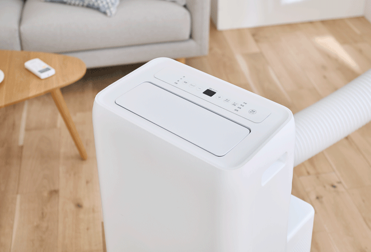 ポータブルクーラー 8~12畳 工事不要 冷風 送風 除湿 3.5kw IPA-3525G ホワイト8