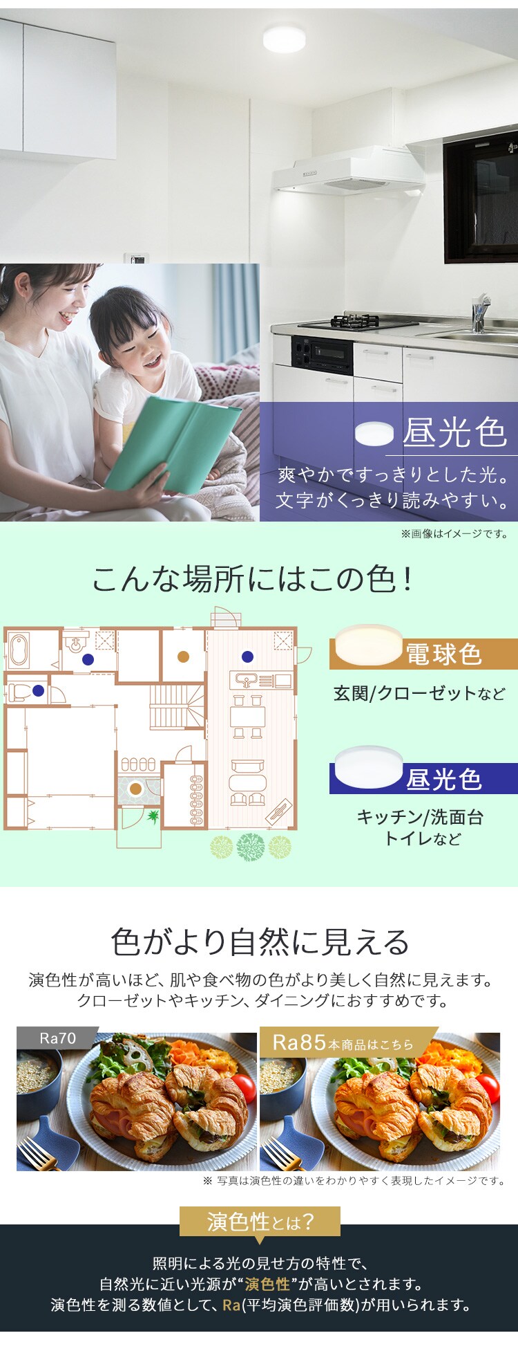 小型シーリング 600lm 電球色 人感無し SCL6L-HK3