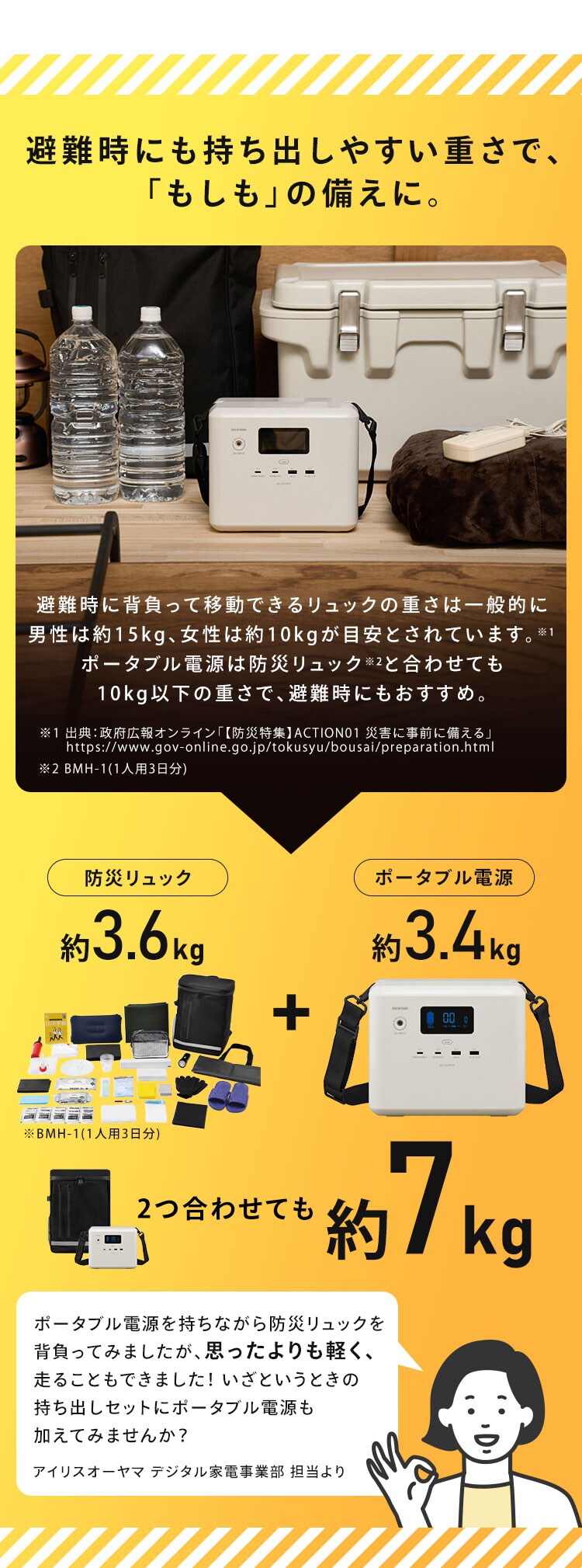 小容量 ポータブル電源 IPU-A280-W ホワイト2