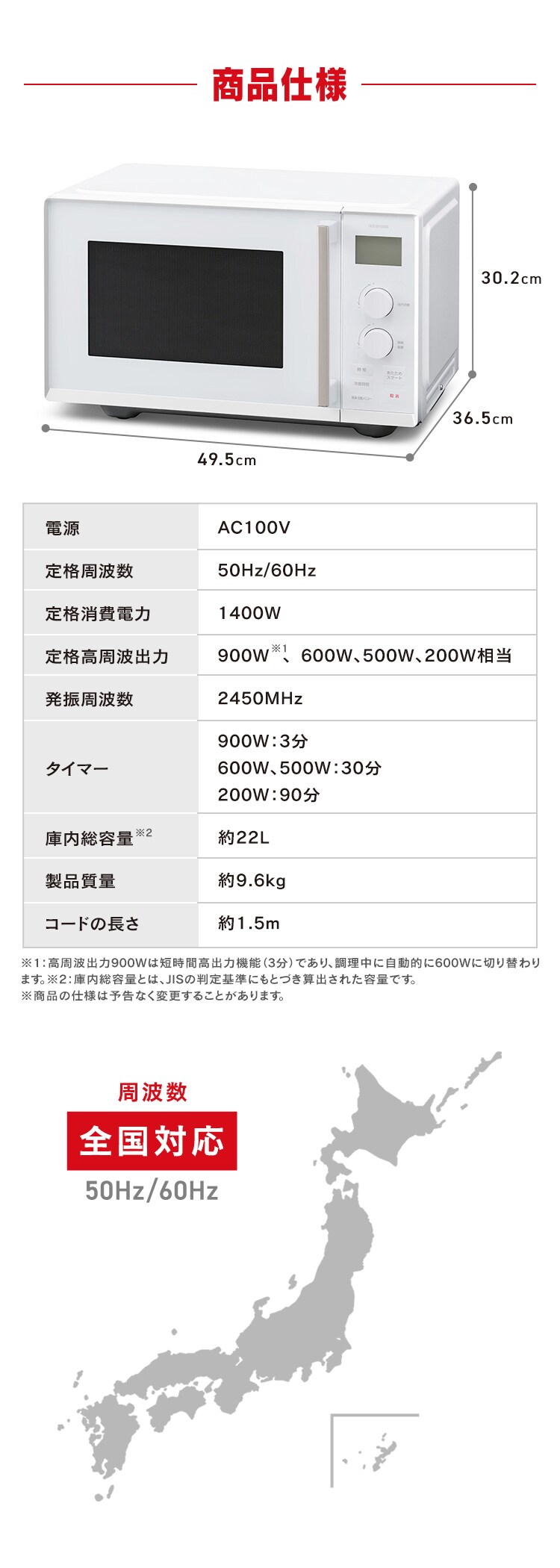 タイパレンジ 22L IMB-FD2204-W ホワイト5