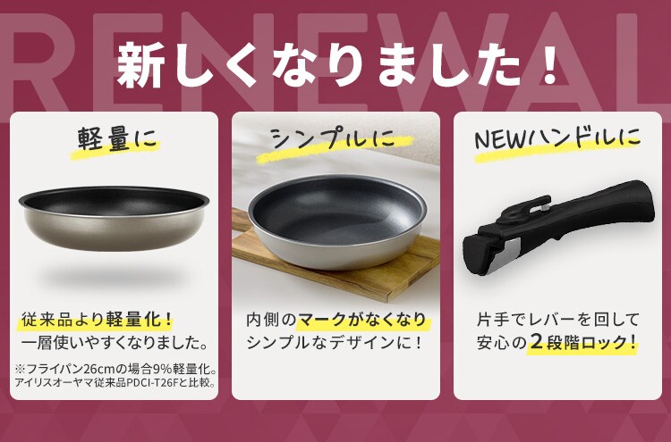 ダイヤモンドコートパン 12点セット IH／ガス火対応 IPDCI-T12 メタリックグレージュ0