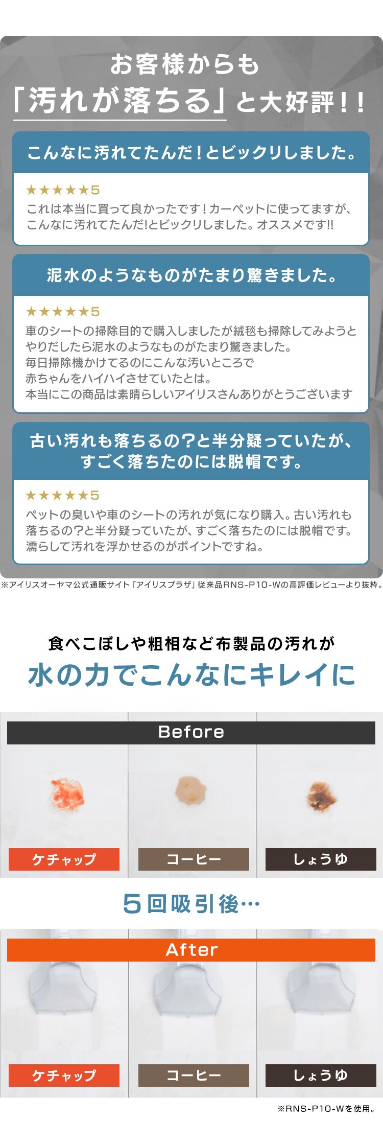 リンサークリーナー RNSH-P10 ホワイト13