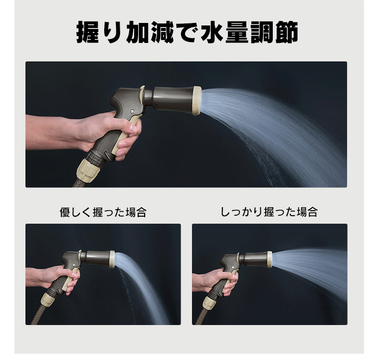 水量調整アクアガン AGFS-600E ホワイト/マリンブルー3