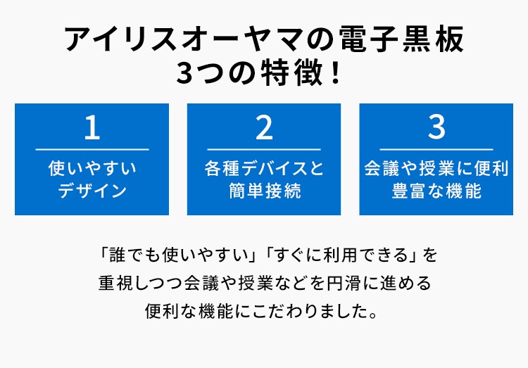 電子黒板 75V型 4K IB-75UHD02B【代引き不可】1