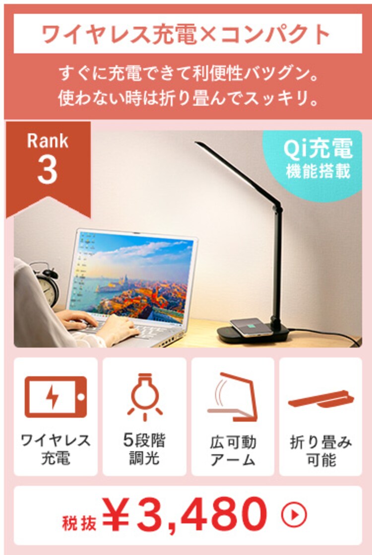 デスクライトランキング