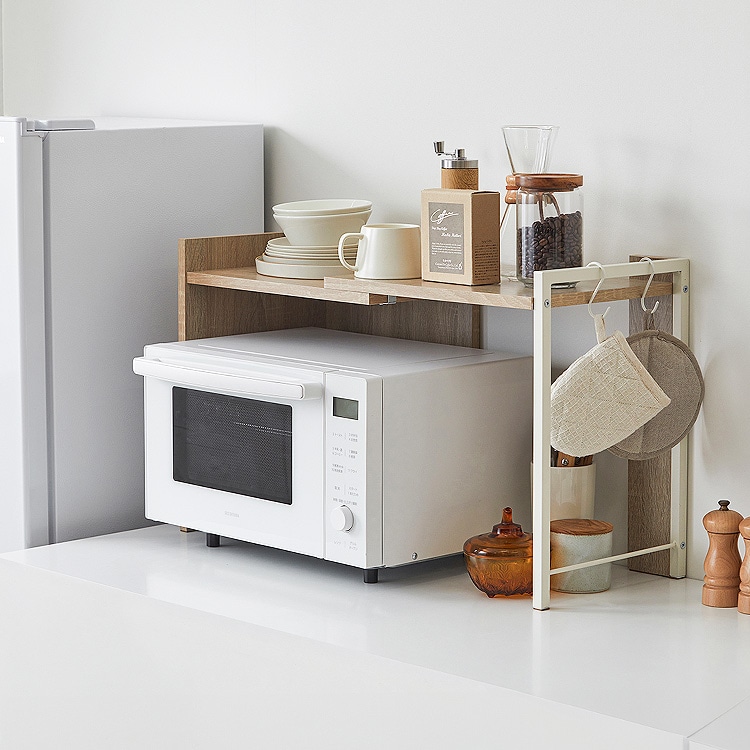 スチールラック レンジ上ラック 幅3954cm伸縮式 スチールラック レンジ上ラック 幅3954cm伸縮式