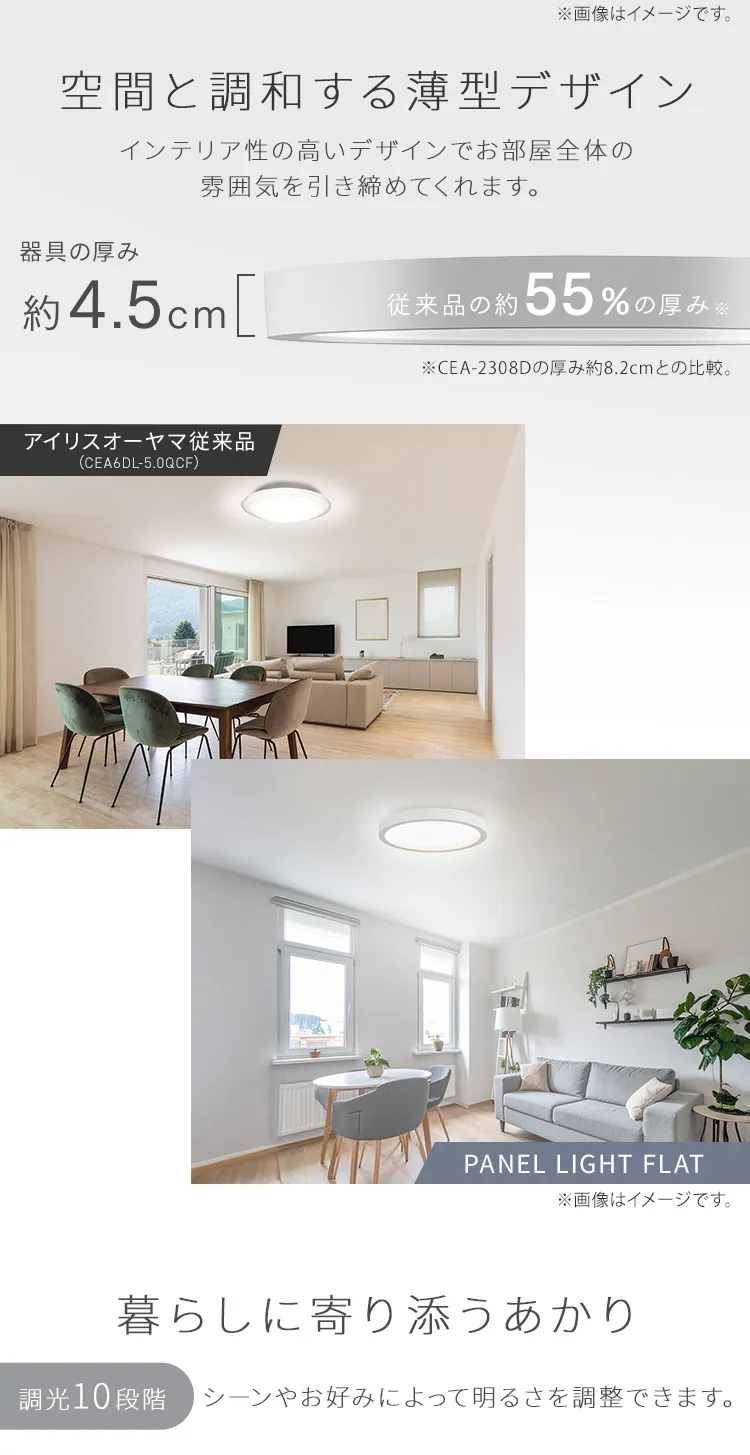 パネルライトフラット 8畳 CLP-8DL1
