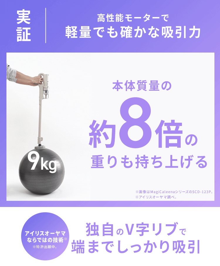 MagiCaleena 掃除機 コードレス サイクロン式 ゴミ回収ドック付き 不織布フィルター5年分 SCD-L3PD-HC グレージュ8